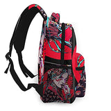 Multi leisure backpack,Geisha Woman Girl China Japan Character Print, travel sports School bag for adult youth College Students