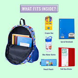 Wildkin 16 Inch Kids Backpack for Boys & Girls, 600-Denier Polyester Backpack for Kids, Features Padded Back & Adjustable Strap, Perfect for School & Travel Backpacks, BPA-Free (Heroes)