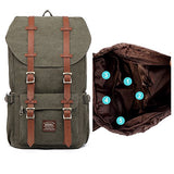 Kaukko Laptop Outdoor Backpack, Travel Hiking& Camping Rucksack Pack, Casual Large College School