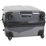 Ben Sherman Cambridge 24" Abs And Pc Film Expandable 4-Wheel Upright, Charcoal