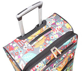 Lily Bloom Carry On Expandable Design Pattern Luggage With Spinner Wheels (20in, Bliss)