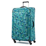 Atlantic Ultra Lite 4 | 21, 24, And 28-Inch Expandable Spinners, Travel Pillow (Lulu Green)