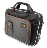 DURAGADGET Durable Black Multiple Storage Bag Compatible with Hannspree HANNSpad