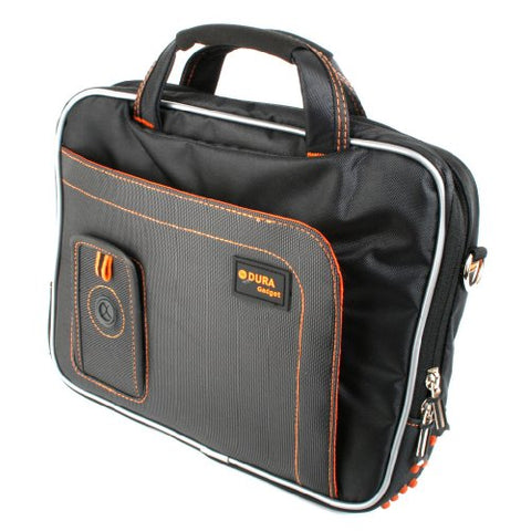 DURAGADGET Black Laptop Bag Shoulder Strap Case for HP Pavilion Touchsmart