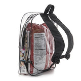 Bags For Less Transparent Vinyl Security Backpack By All Clear Stadium Safety Travel Rucksack