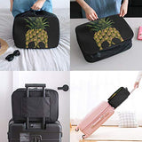 Travel Bags Skull Pineapple Portable Handbag Trolley Handle Luggage Bag