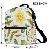 Colourlife Floral Pattern Stylish Casual Shoulder Backpacks Laptop School Bags Travel