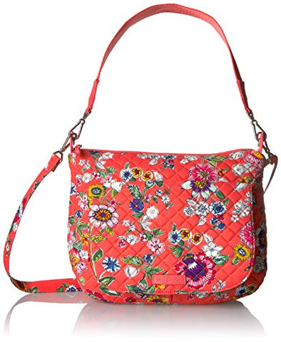 Vera Bradley Carson Shoulder Bag-Signature, Coral Floral