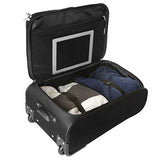 Nfl Pittsburgh Steelers Steadfast Upright Carry-On Luggage, 21-Inch, Black