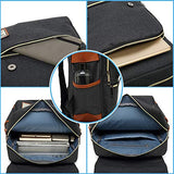 Adual Casual Laptop Backpack with USB Charging Port, Water Resistant travelling Backpack College