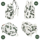 FITMYFAVO Pineapple Backpack | Daypack | Bookbag for Teens & Adults with Wallet/Pencil Case