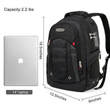 Crossgear Laptop Backpack With Usb Charging Port And Combination Lock- Fits Most 15.6 Inch