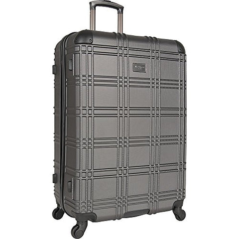 Ben Sherman Nottinghame 28” Lightweight Embossed Pap 4-Wheel Upright Luggage, Charcoal