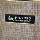 Mia Toro Italy Macchiolina Polish Hardside 26 Inch Spinner, Silver