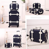 Unitravel Vintage Suitcase Set Spinner Travel Hardside Luggage Sets Pu Trunk