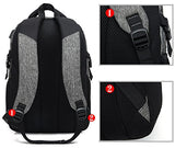 Scarleton Classic Water Resistant Backpack H20430301 - Grey/Black
