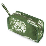 Zodaca Travel Cosmetic Makeup Organizer Case Bag Pouch, Green Turtle