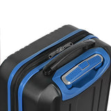 Olympia Apache Ii 21" Carry-On Spinner, Black+Blue