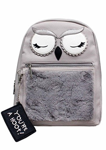 Betsey Johnson Women's Kitsch Backpack Grey One Size