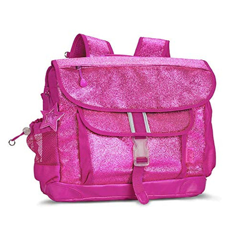 Bixbee Girls' Kids Backpack, Sparkalicious, Ruby Raspberry