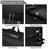 Backpack for men,Vaschy Vintage Water Resistant Daypack Rucksack College School Backpack with Padded 15.6 inch Laptop Compartment