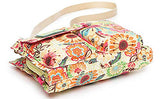 Lily Bloom BUSY BEE in Yellow Flower Garden Regina Crossbody Bag | Eco-Friendly | Multiple pockets/Compartments