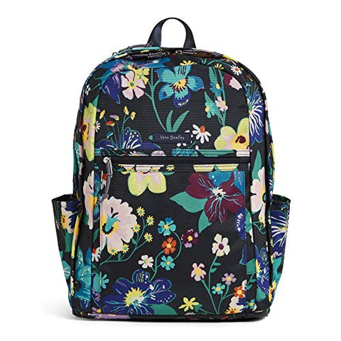 Vera Bradley Lighten Up Grand Backpack, Polyester, firefly Garden