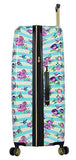 BETSEY JOHNSON S. F. Hummingbird 30" Expandable Hardside Checked Spinner Luggage