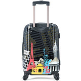 Rockland Luggage 20 Inch Polycarbonate Carry On, Departure, One Size