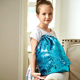 Mhjy Mermaid Bag Sequin Drawstring Backpack Dancing Bag Fashion Dance Bag Sequin Backpack Flip
