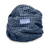 Wallaroo Women'S Scrunchie Sun Hat - Lightweight And Packable Sun Hat - Upf 50+, Navy With White