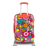 Gabbiano Floral 3 Piece Hardside Expandable Spinner Luggage Set (Retro Floral)