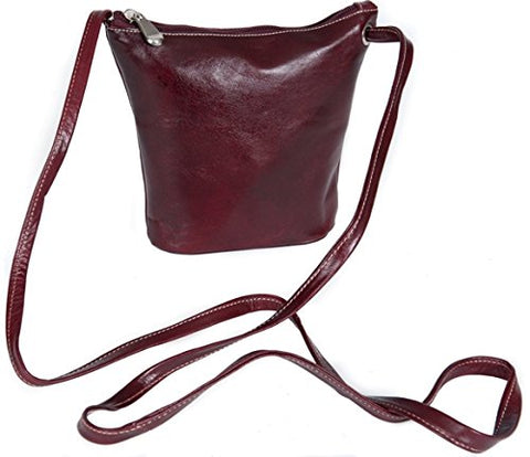 David King & Co. Florentine Top Zip Mini Bag 3518 Purple, Cherry, One Size