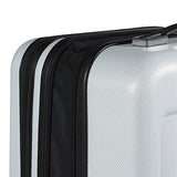 Mia Toro Profondito Hardside Spinner Luggage 20'' Carry-on, White
