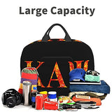 ZHUOBAIL Ka-pp_a A_lp-ha Ps-i 1911 KAP Fraternity Nupes Travel Duffel Bag Storage Packet Foldable Lightweight Portable High Capacity Tote Carry on Luggage Bags Handbag Box 16x6x12.6 inch