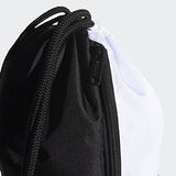 adidas Classic 3S Sackpack, White, One Size