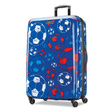 American Tourister Moonlight Spinner 28, Red/White/Blue