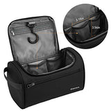 Gonex Travel Toiletry Bag, Hanging Water Restistant Organizer Case for Dopp Kit, Cosmetics and