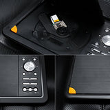 APEMAN 9.5'' Portable DVD Player with Swivel Screen Remote Controller Support SD Card USB DVD AV in/Out Earphone Speaker 5 Hours Built in Rechargeable Battery for TV Kids Car Travel Companion