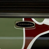 Gabbiano Camo Collection 3 Piece Hardside Spinner Set (Green)