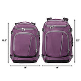 eBags TLS Mother Lode Weekender Junior 19" Carry-On Travel Backpack - Fits Up to 17.5" Laptop - (Eggplant)