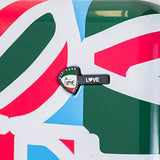 Mia Toro Love Collection Hard Side Spinner Luggage 3Pc Set, Lcg Green