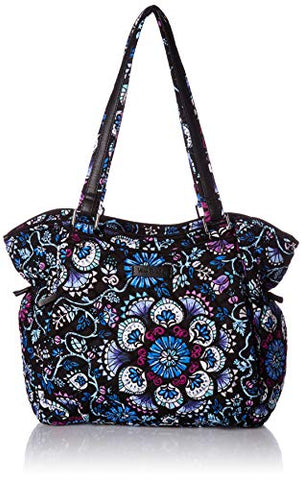 Vera Bradley Iconic Glenna Satchel, Signature Cotton, Bramble