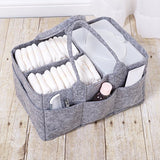 Sammy & Lou Felt Storage Caddy, Gray
