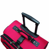 Traveler’S Choice Conventional Ii Lightweight Expandable Rugged Rollaboard Rolling Luggage - Red
