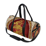 OuLian Duffel Bag Chinese Zodiac Symbols Women Garment Gym Tote Bag Best Sports Bag for Boys