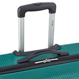 DELSEY Paris 3-Piece Hardside Set (Carry-on, Checked Suitcase and Weekender Bag), Dark Green