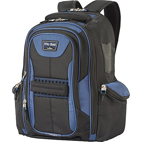 Travelpro Tpro Bold 2.0 Computer Backpack, Black/Navy, One Size