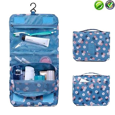 Belivo Portable Hanging Toiletry Bag Travel Cosmetic Bag for Women Makeup with Hanging Hook