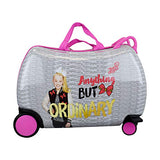 Nickelodeon JoJo Siwa - Carry On Luggage Kids Ride-On Suitcase